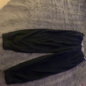 Hollister high-rise black sweatpants/joggers with labeled waistband